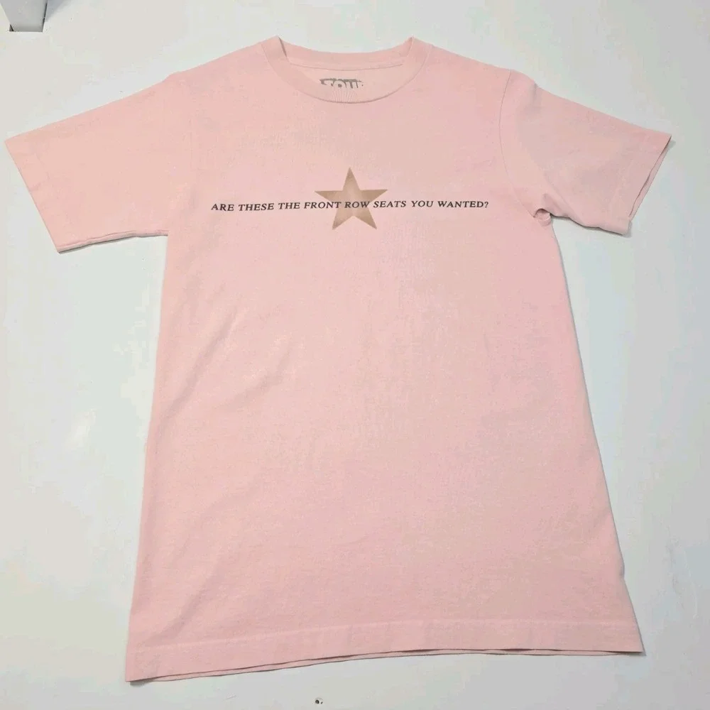 Travis Scott Utopia Circus Maximus Tour T Shirt Size Small Pink‎ 2023 Concert